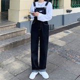 カジュアルデニムサロペット