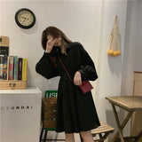 ワンカラーシャツワンピース