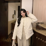 ビッグカラーキルティングジャケット