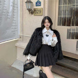 フリルショルダーブラウス&スカートSET