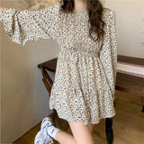 小花シフォンワンピース