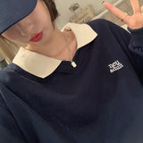 レトロカラープルオーバー