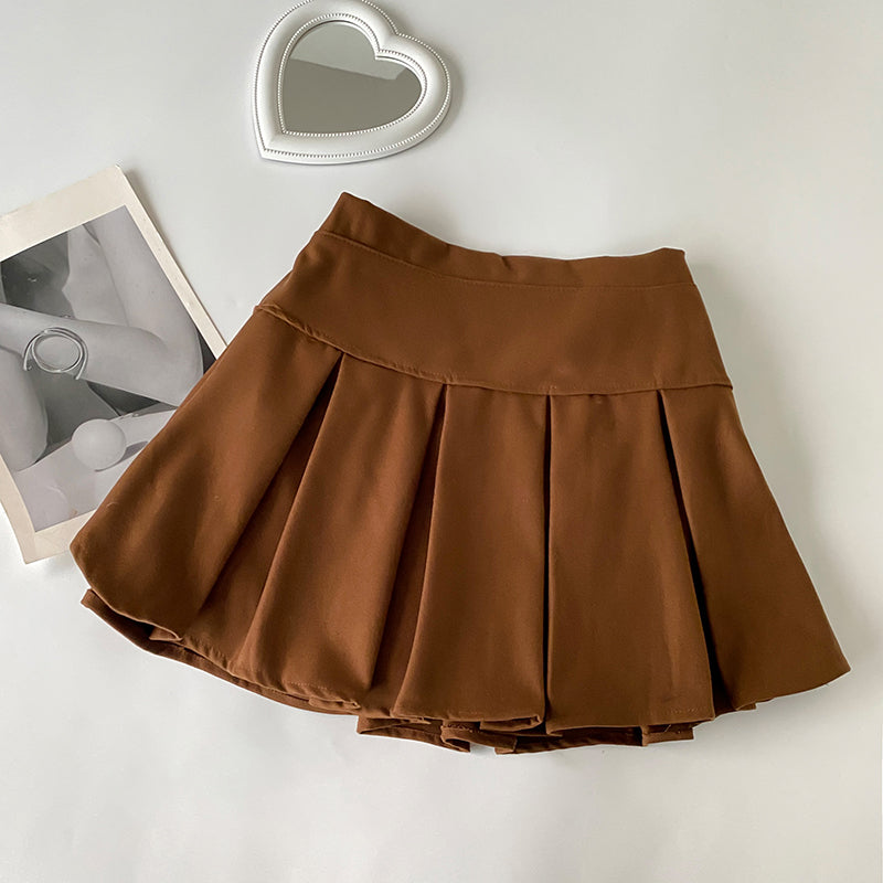 ロゴベアショートニット&スカートSET