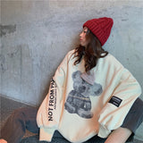 グラフィックベアオーバースウェット