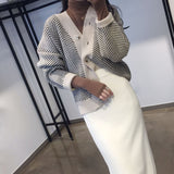 カジュアルルーズカーディガン