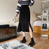 ミモレスリットマーメイドスカート