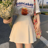 センターワイドプリーツスカート