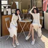 2typeリブニットワンピース