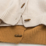 トグルボタンニットアウター