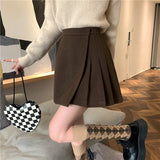 サイドプリーツラップスカート