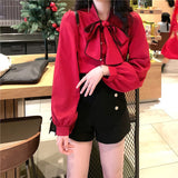 ヴィンテージボウタイブラウス