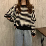 スリットレトロボーダーロンT