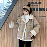 モカチェックフライトジャケット