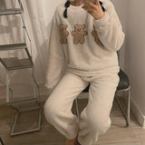 トリオベアもこもこルームウェア