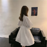 ワンカラーシャツワンピース