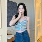 パールチェーンマーブルキャミソール