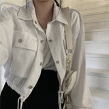 モノトーンジャケットシャツ