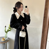 レトロカラージャケット&ロングスカートSET