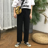 ストレートカジュアルコットンパンツ