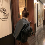 ブラックレザーフライトジャケット