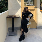 2typeリブニットワンピース