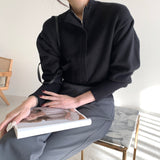 シックデザインジップニット