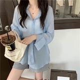 ナチュラルシアーシャツ