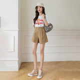 シンプルタックハーフパンツ