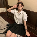 スクールニットベストトップス