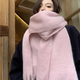 モヘアボリュームマフラー