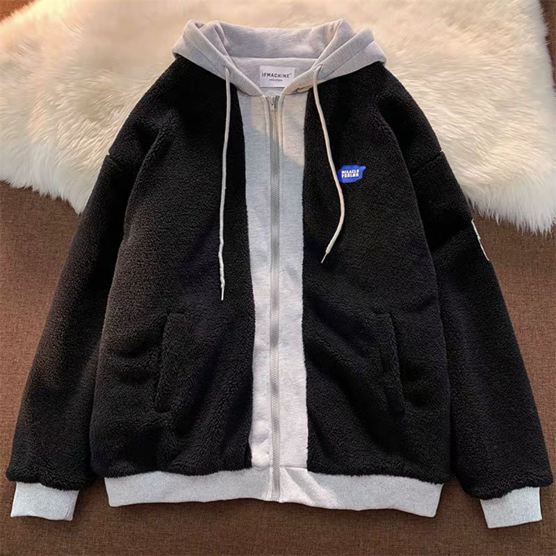 バイカラーストリートパーカー