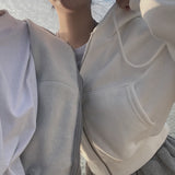 ボリュームスリーブパーカー