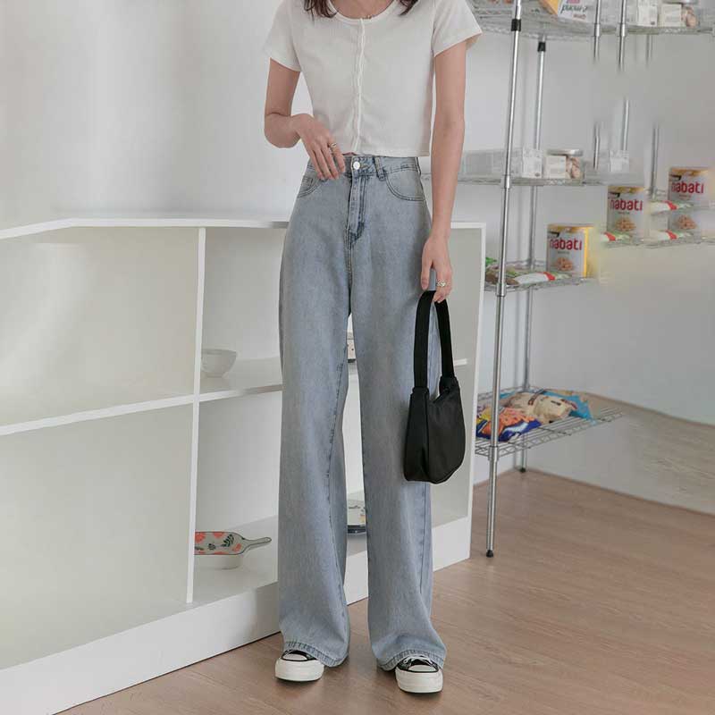 ストレートルーズライトデニム