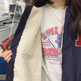 裏起毛ワンポイントブルゾン