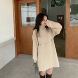 クロップドニット&ワンピースSET