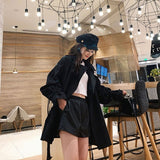 フレアスリーブトレンチミドルコート