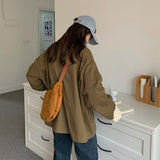 バイカラーシャツジャケット