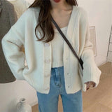 ルーズカーディガン&ニットビスチェSET