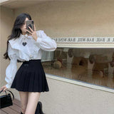 フリルショルダーブラウス&スカートSET