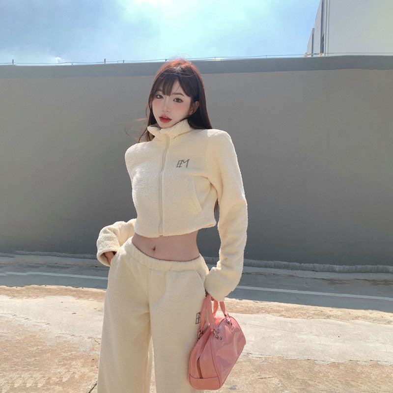 フルジップボアパーカー&ボアパンツSET