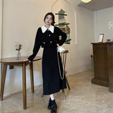 レトロカラージャケット&ロングスカートSET