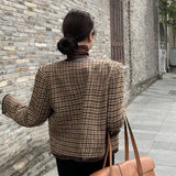 ヴィンテージレトロチェックジャケット