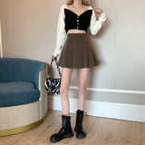 デザインウエストミニスカート