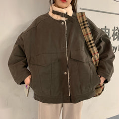 フライトネックファージャケット