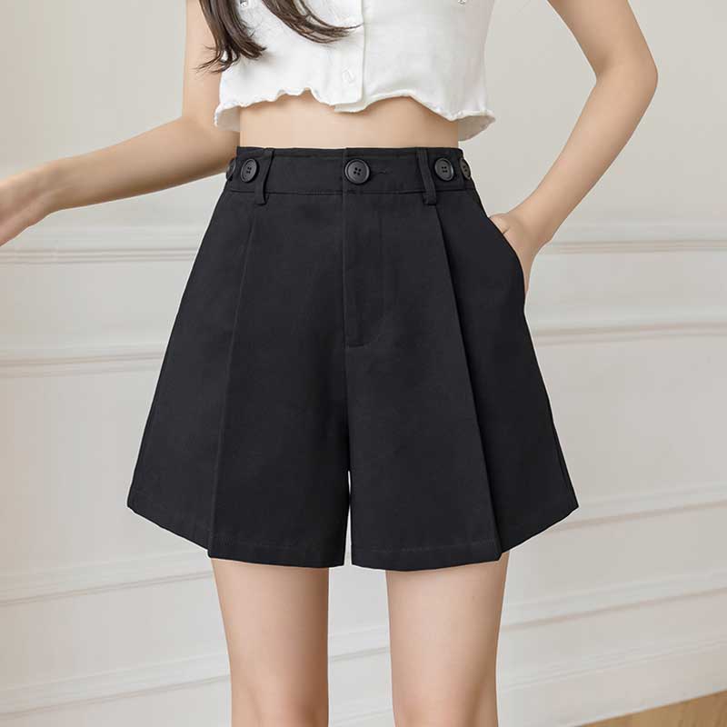 シンプルタックハーフパンツ