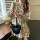 小花シフォンワンピース