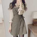 カジュアルシャツ&ラップワンピースSET