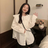 フリルカラーエレガントブラウス&スカートSET