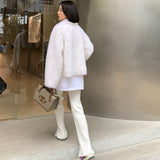 センタースリットフレアリブパンツ