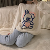 グラフィックうさぎルームウェア